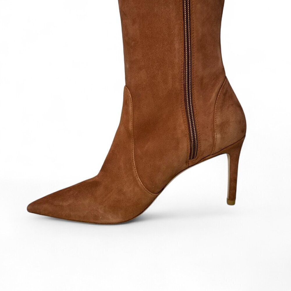 Stuart Weitzman 85 Knee High Suede Boot, Tan, Size 7.5 US, 38 EU NWOB - Picture 8 of 16